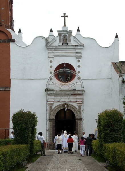 San Buenaventura, façade - Tezoyuca, México