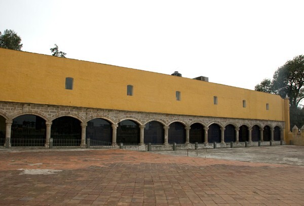 San Gabriel, novitiate portal - San Gabriel, church, posas & novitiate