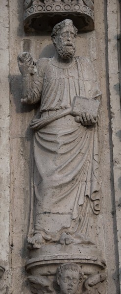 Façade portal, St. Peter (left) - San Pablo, façade, portería & convento