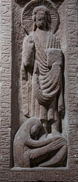 Ruthwell Cross-31 South Mary Magdalene - Early Medieval (Anglo-Saxon) England