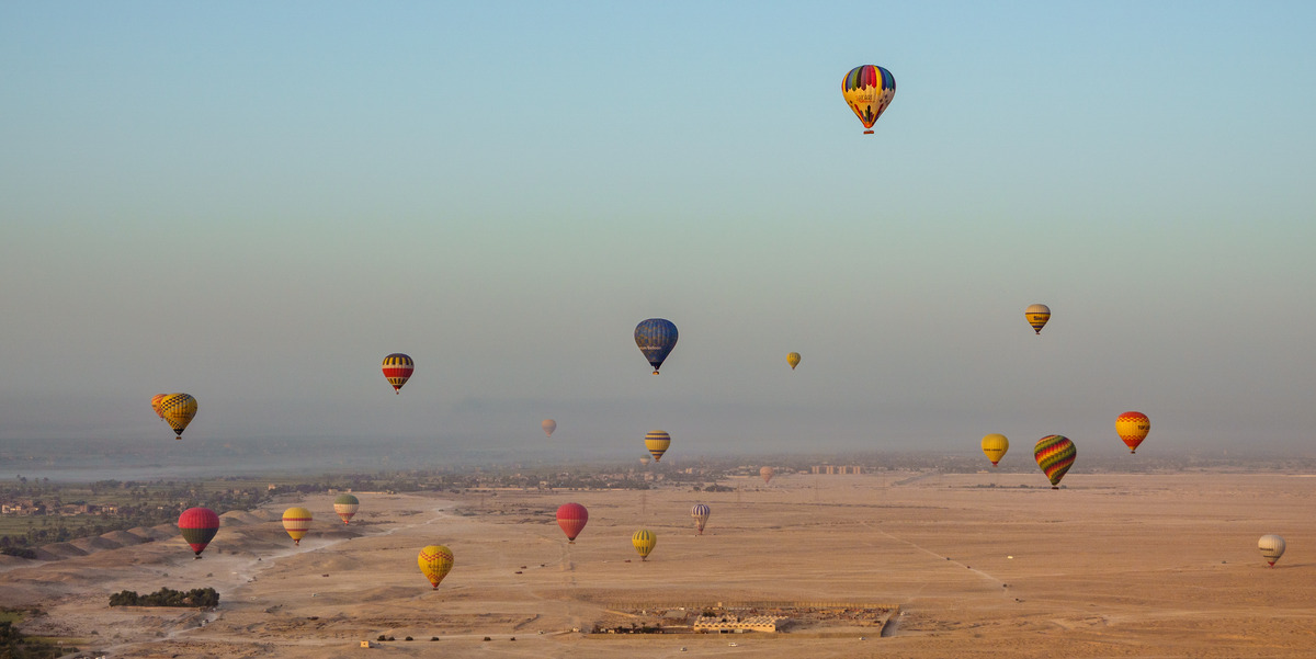 Hot Air Balloon Luxor-64 - Egypt from the Air