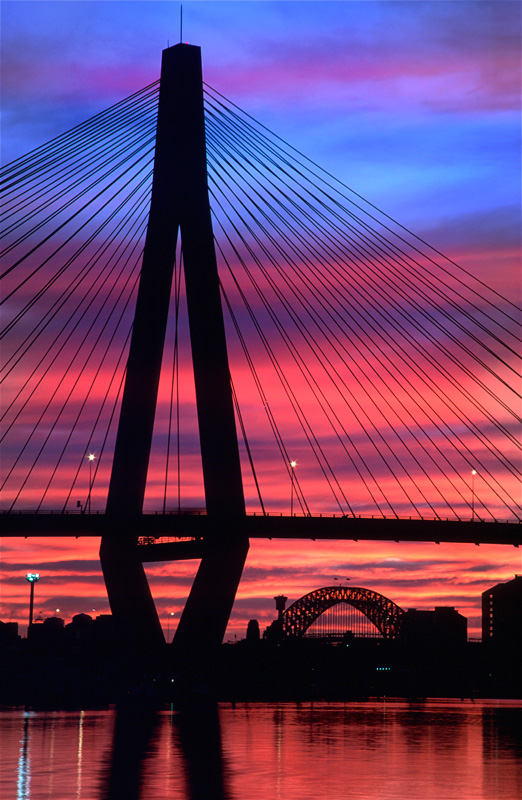 Anzac Bridge vertical - Sydney Icons