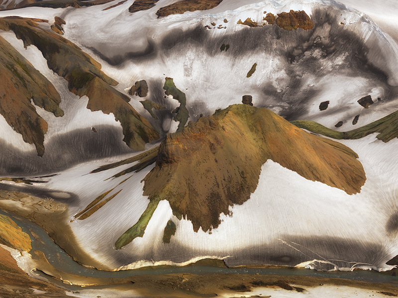 Landmannalaugar aerial study #6 - Iceland Highland Aerials
