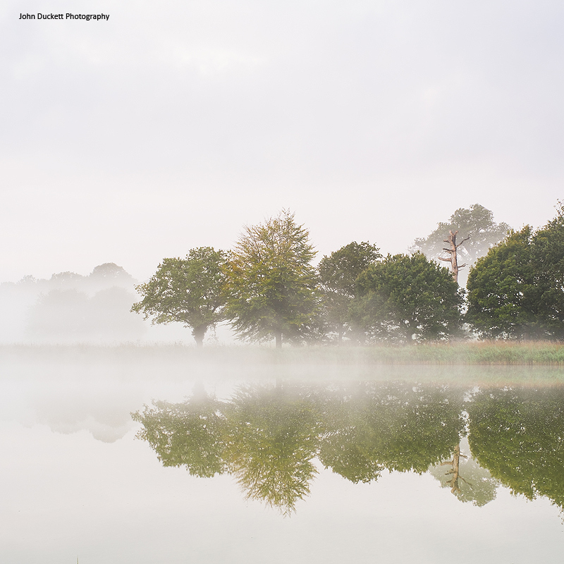 Norfolk Countryside landscape photograph of Blickling Lake