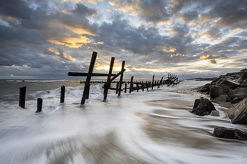 Norfolk coast landscape photography from Happisburgh in 2010 by John Duckett