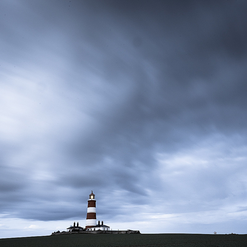 Norfolk Coast landscape photography of Happisburgh lighthouse