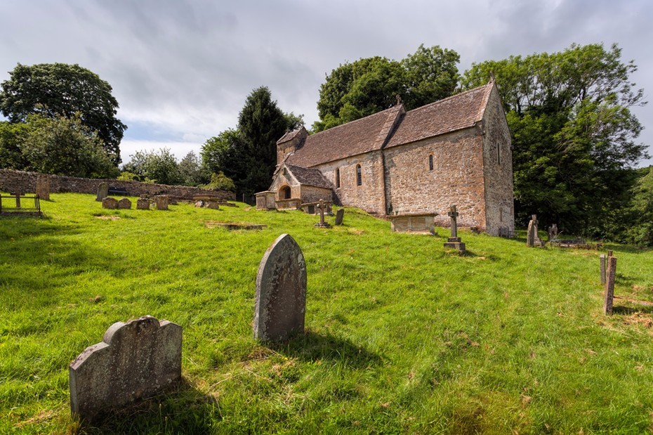 Duntisbourne Rouse Saxon church of St. Michael's