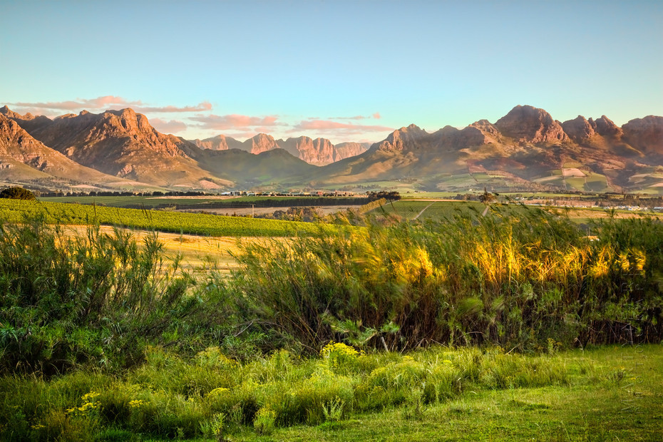 Stunning light over the South African landscape