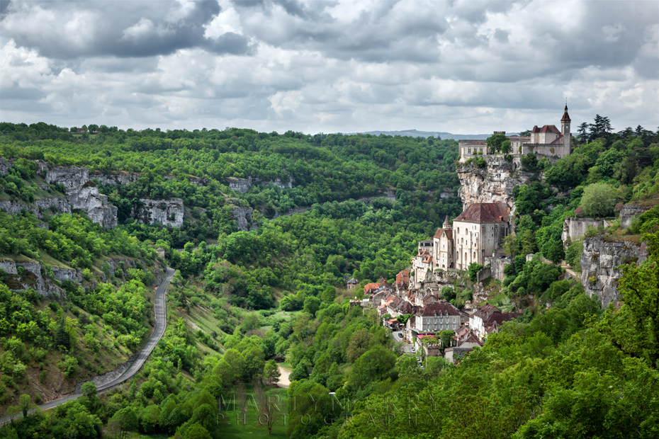 Stunning photo of Rocamadour in the Dordogne valley