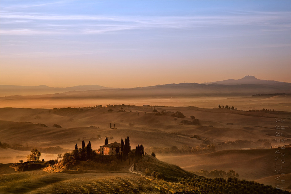 Belvedere in Morning Sun - Italy