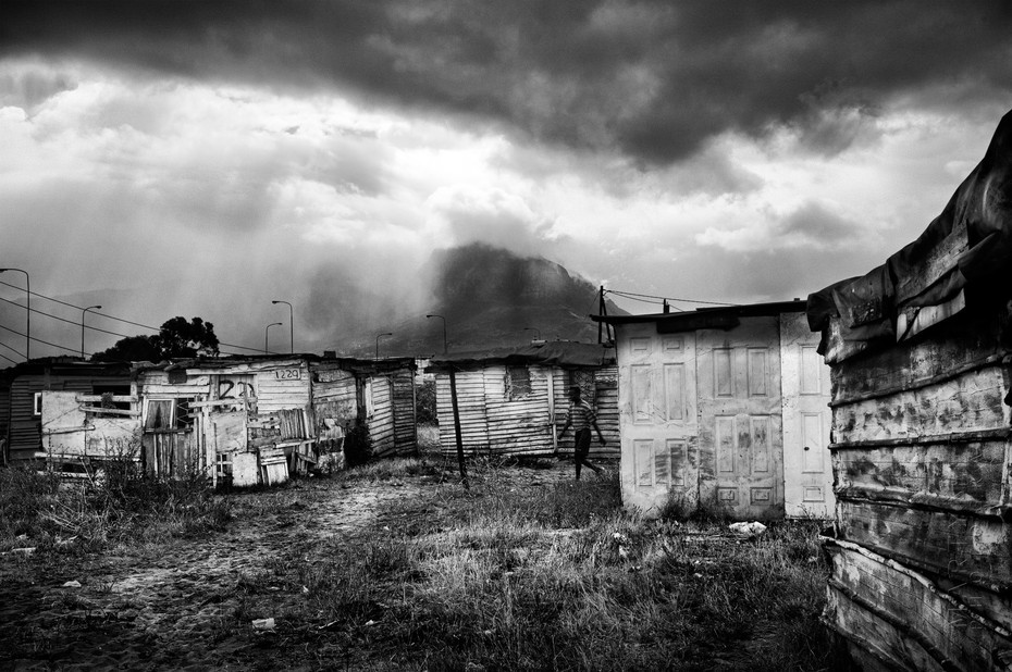 Photograph of Township under Table Mountain