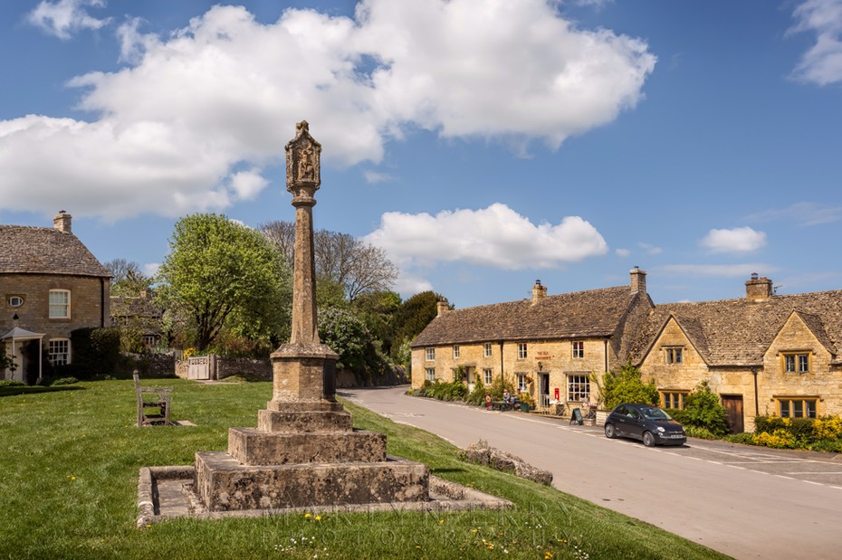 War memorial in the cotswolds village of guiting power