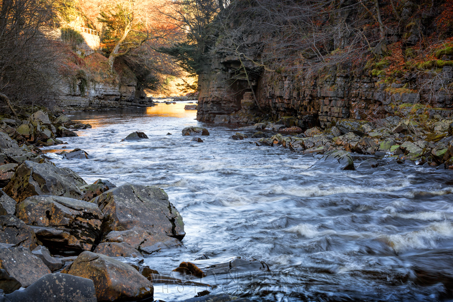 Looking along the River Tees in the Pennines