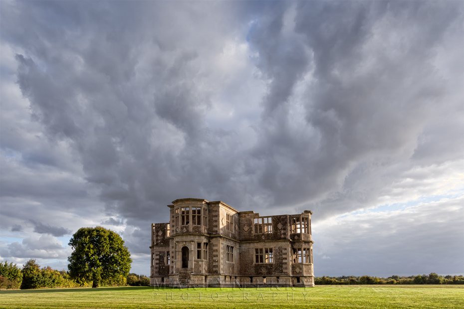 Liveden New Bield under an atmospheric sky in Northamptonshire
