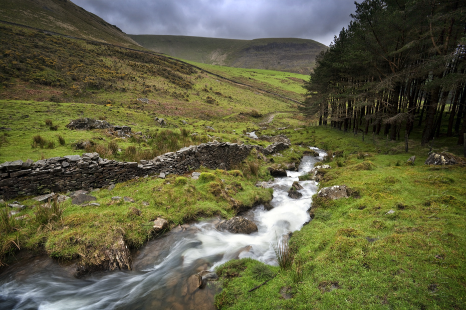Striking image of the River Gawr in South Wales