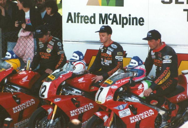 Clean Sweep for Honda Britain - Isle of Man TT 1996