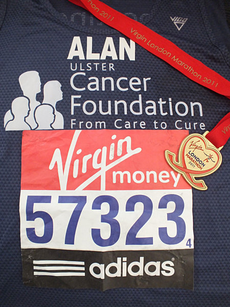 London 2011 - Running Medals and Race Numbers