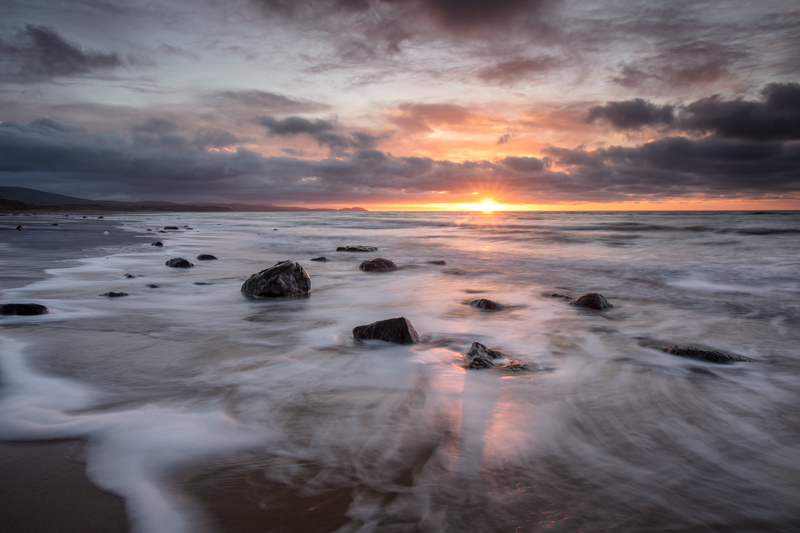 There goes the Winter Sun - Isle of Man Seascapes/Coastal