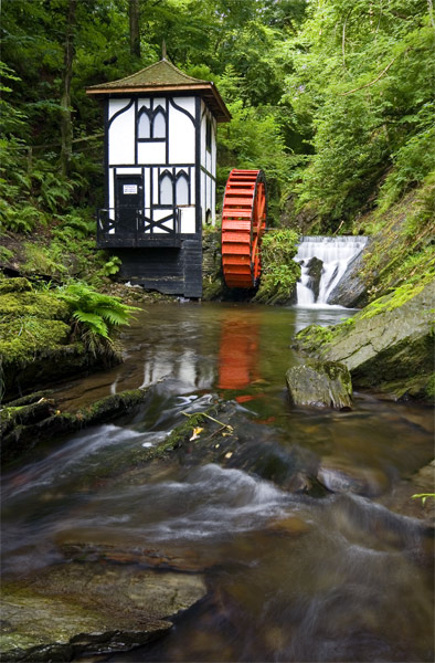 Groudle Glen Waterwheel - Manx National Glens