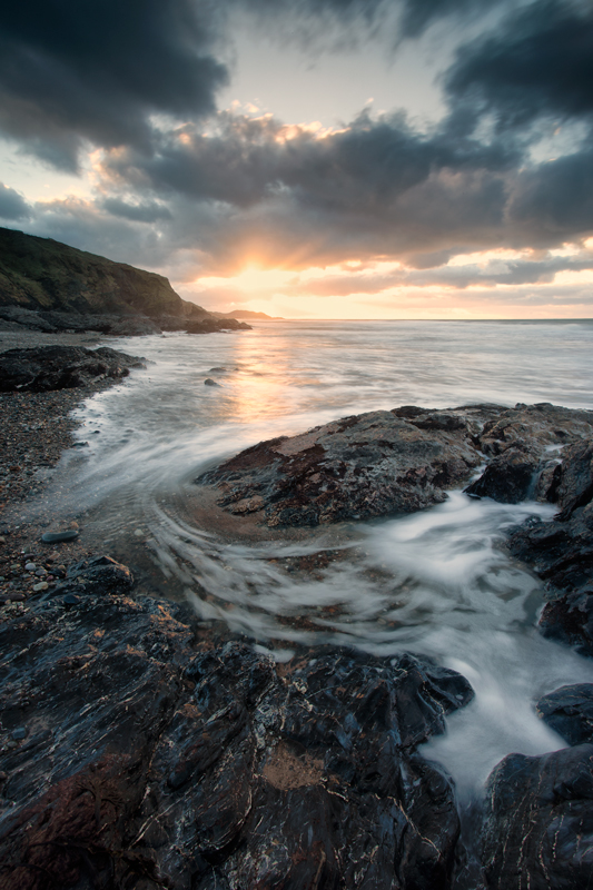 West Coast Swirl - Isle of Man Seascapes/Coastal