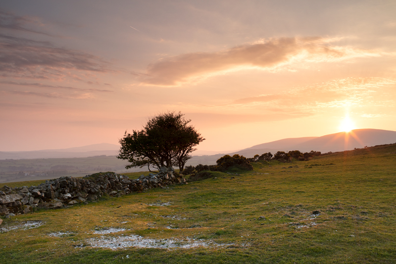 Red Mountain Sun - Isle of Man Landscapes