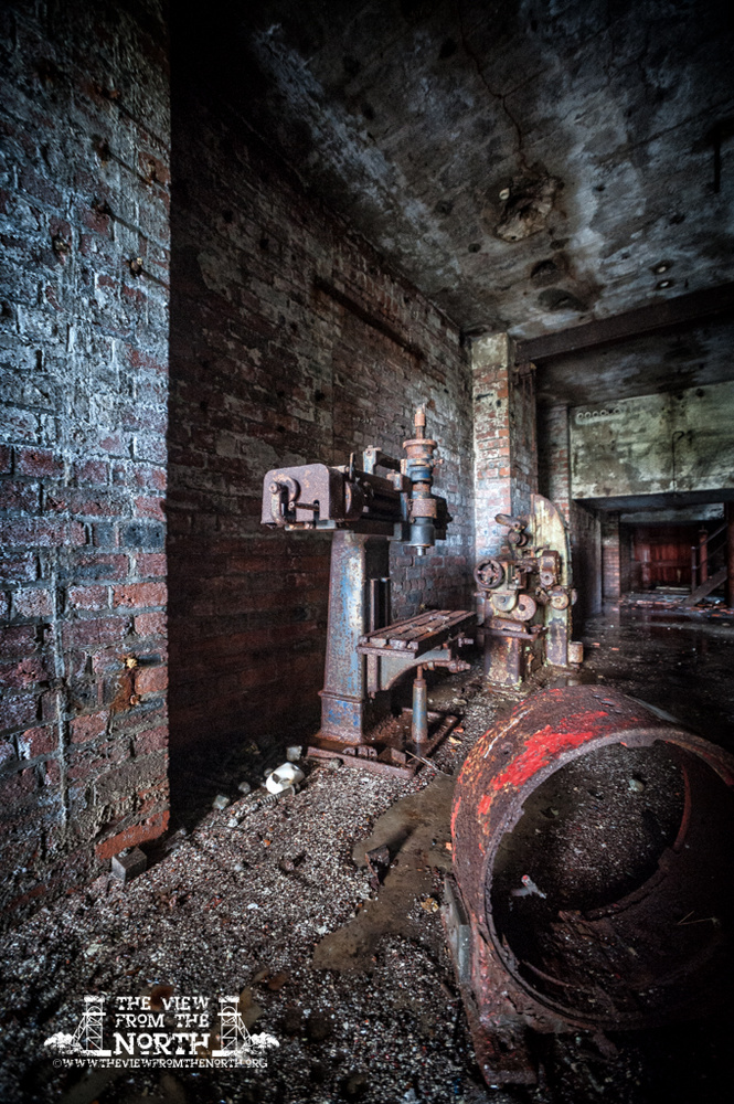 The abandoned Dunaskin Brickworks in Ayrshire, Scotland