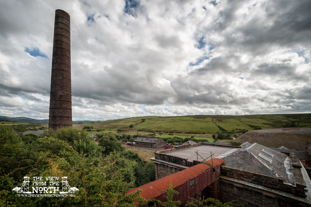 The abandoned Dunaskin Brickworks in Ayrshire, Scotland