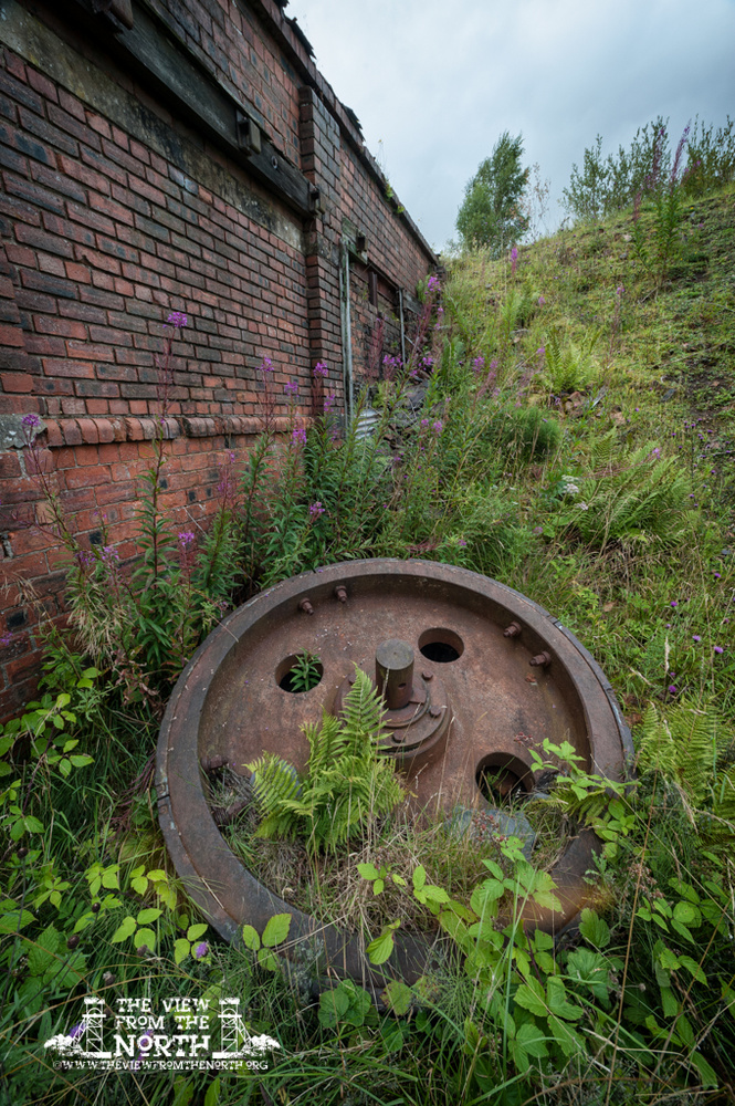 The abandoned Dunaskin Brickworks in Ayrshire, Scotland