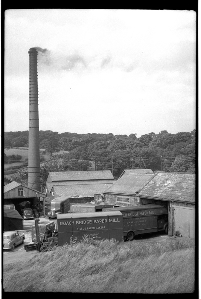 Old Photographs Of Roach Bridge Paper Mill Near Preston