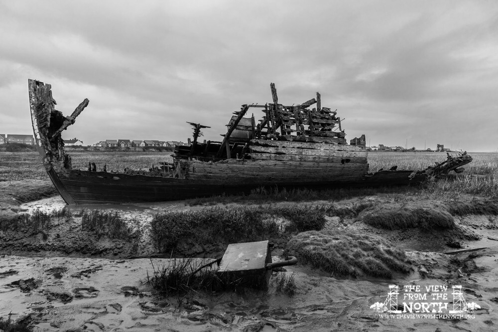 Fleetwood Marsh 3 - Fleetwood Marsh Abandoned Fishing Boats