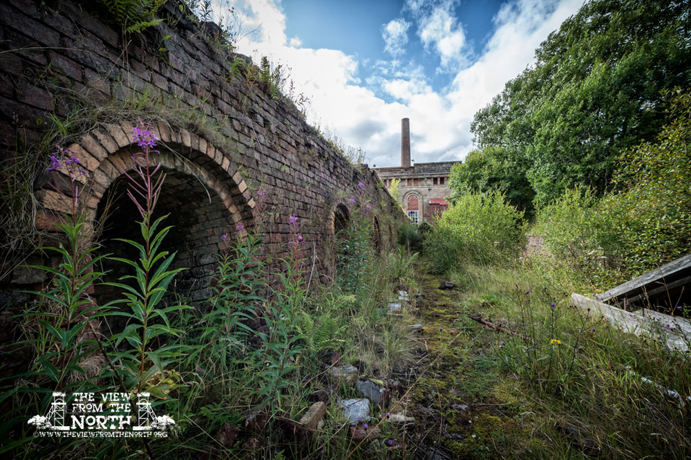 The abandoned Dunaskin Brickworks in Ayrshire, Scotland