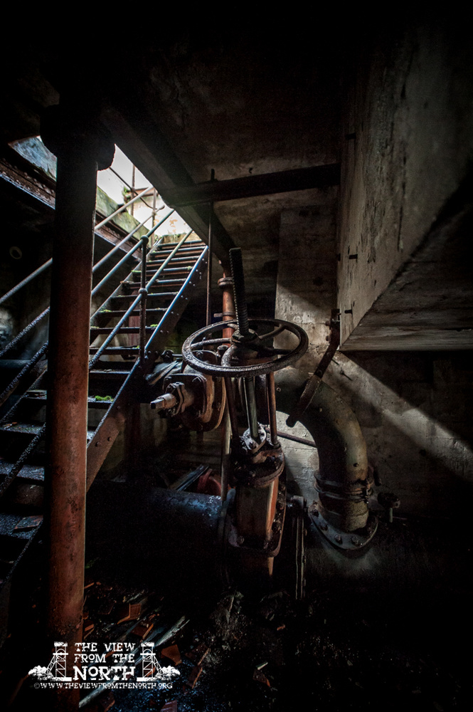 The abandoned Dunaskin Brickworks in Ayrshire, Scotland