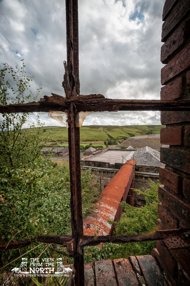 The abandoned Dunaskin Brickworks in Ayrshire, Scotland
