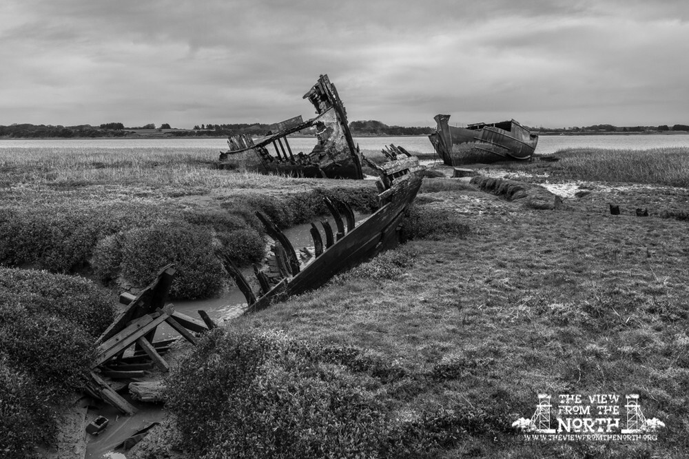 Fleetwood Marsh 6 - Fleetwood Marsh Abandoned Fishing Boats