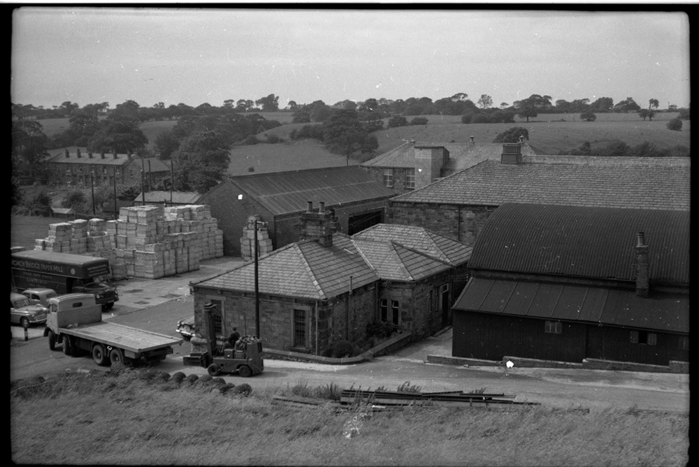 Old Photographs Of Roach Bridge Paper Mill Near Preston