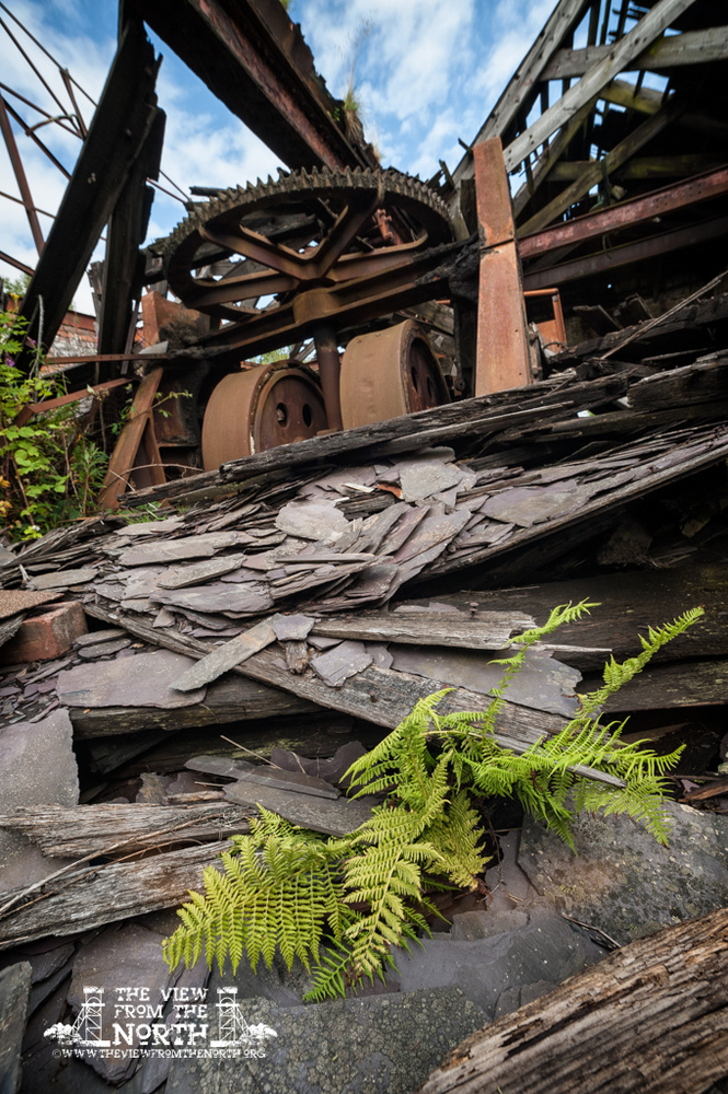 The abandoned Dunaskin Brickworks in Ayrshire, Scotland