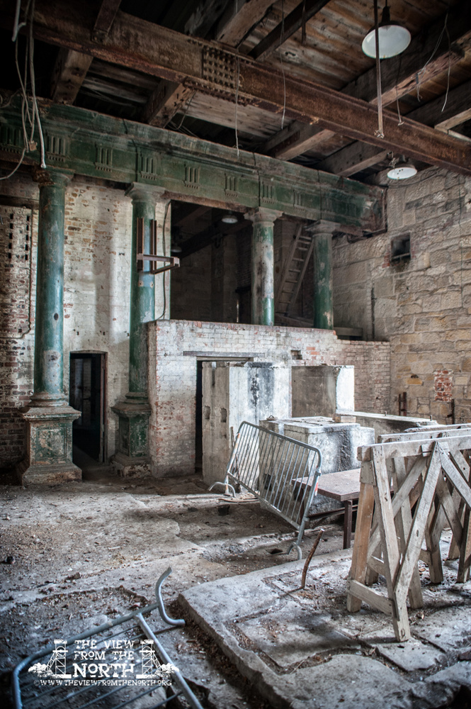 The abandoned Dunaskin Brickworks in Ayrshire, Scotland