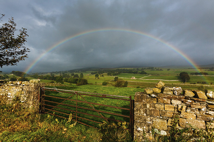 Rainbow in the Dales - Landscapes