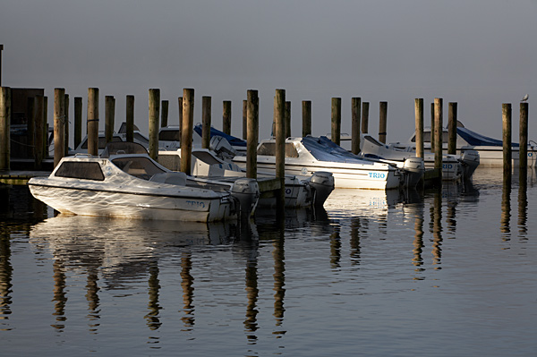 Boats in the Mist - Lake District