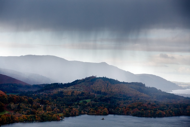 Hailstorm over Derwentwater 2 - Lake District