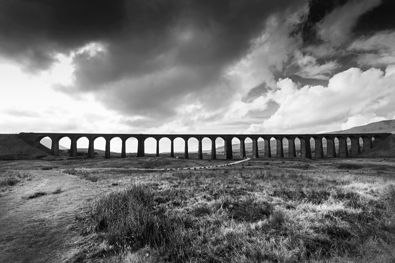 Ribblehead Viaduct 5 - Monochrome