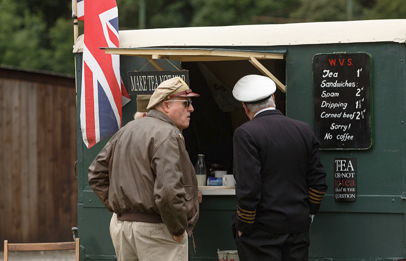Queing for Tea - Black Country 1940s