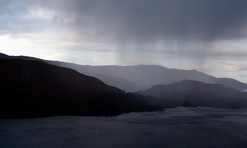 Hailstorm over Derwentwater 1 - Lake District