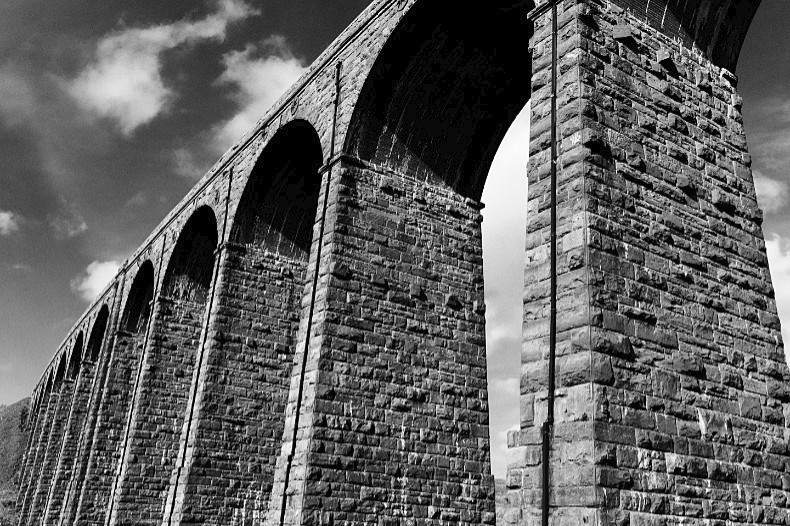Ribblehead Viaduct 3 - Monochrome