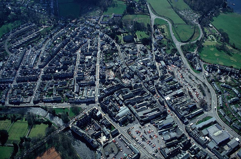 Keswick from the Air - Lake District