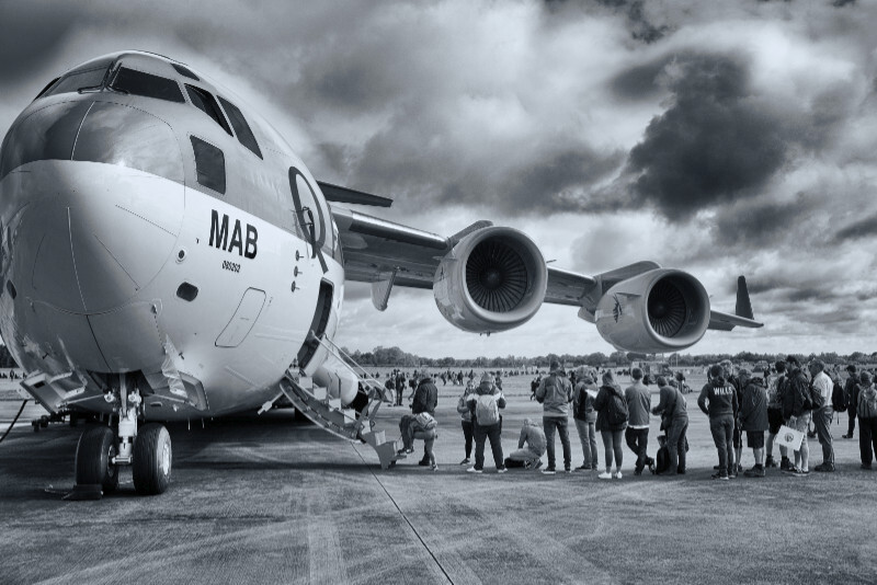 Globemaster - Aircraft in Black and White