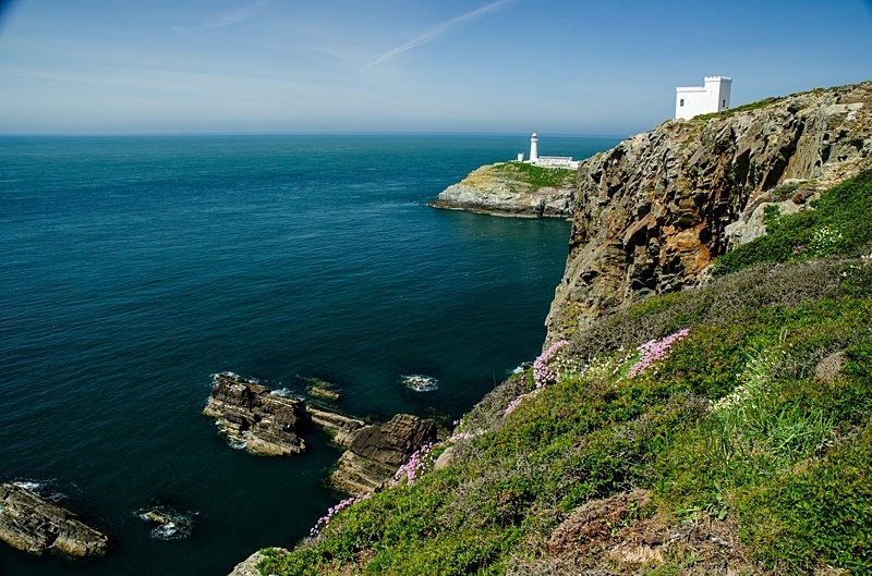 South Stack, Anglesey - Sea and sand
