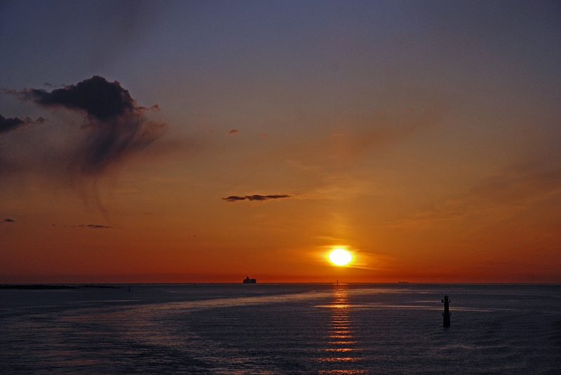 Sunrise over the Baltic Sea (Helsinki to Stockholm) - Finland