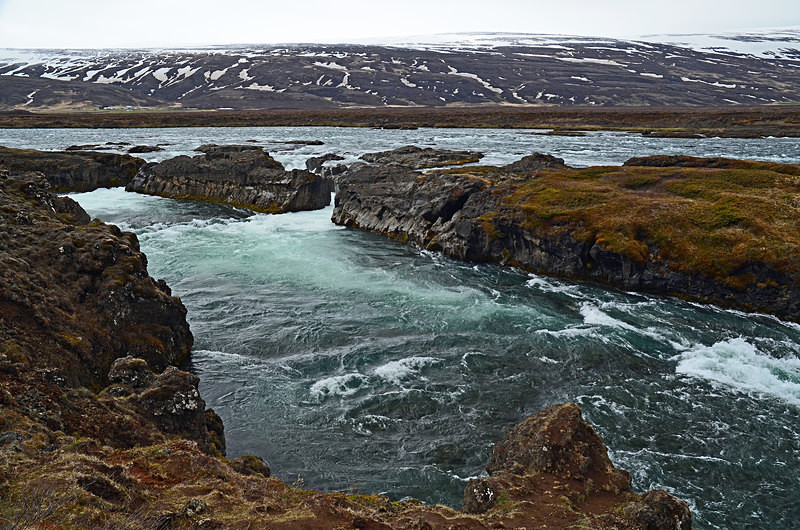 River Skjálfandafljót, Goðafoss, north east Iceland - North east Iceland