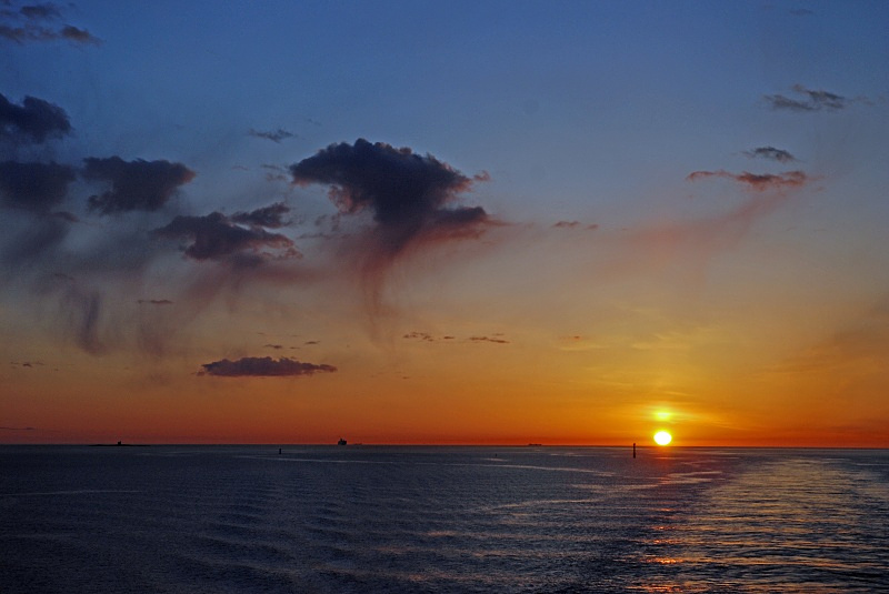 Sunrise over the Baltic Sea (Helsinki to Stockholm) - Finland